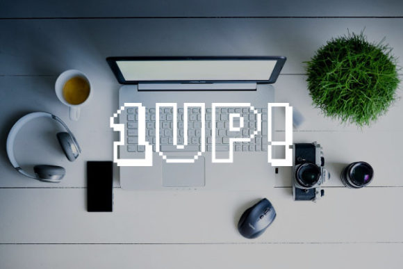 1Up! A Premium Display Font for Modern Creators