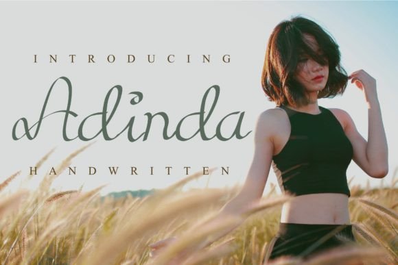 Adinda: A Modern Handwritten Script for Playful Branding