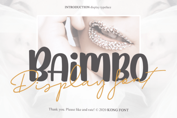 Baimbo: A Fresh Take on Modern Handwritten Typography