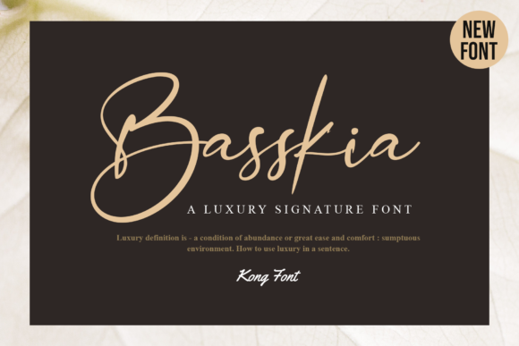 Basskia: A Modern Handwritten Script for Creative Projects