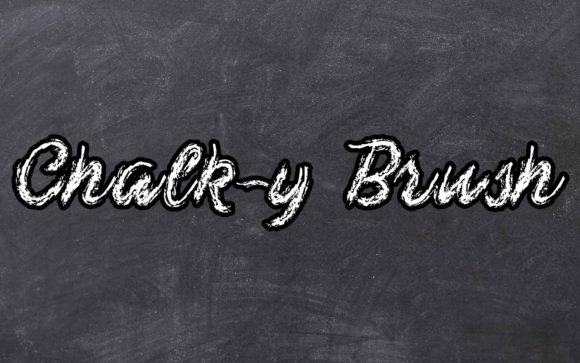 Chalk-y Brush: A Creative Font for Authentic Designs