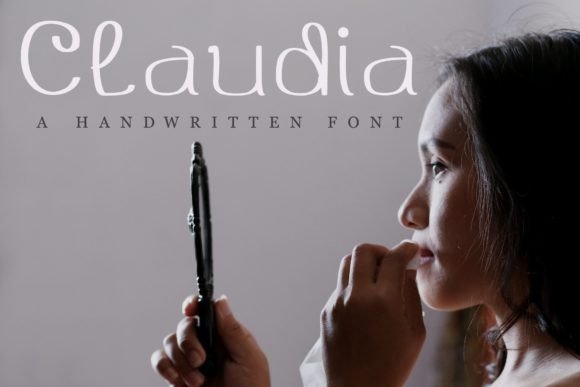 Claudia: A Handwritten Font for Authentic Designs