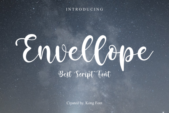 Envellope: A Playful Script Font for Modern Brands