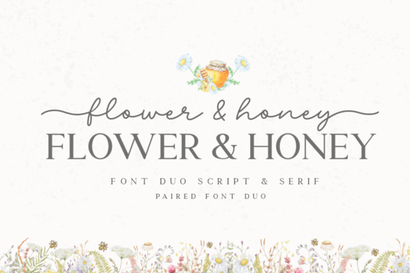 Flower & Honey: The Cheerful Display Font for Modern Brands