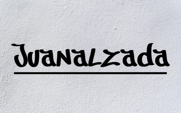 Juanalzada: A Display Font for Bold, Modern Design
