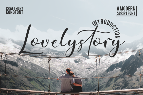 Lovelystory: The Modern Script Font for Creative Projects