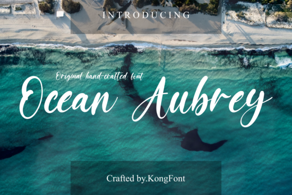 Ocean Aubrey: A Modern Script for Playful Branding