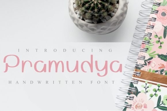 Pramudya: The Modern Script Font with Playful Personality