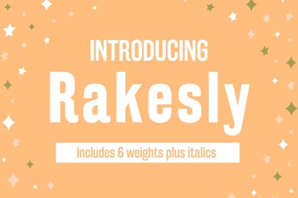 Rakesly: A Bold Sans Serif for Modern Projects