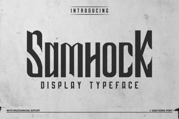 Samhock: The Modern Handwritten Font for Standout Designs