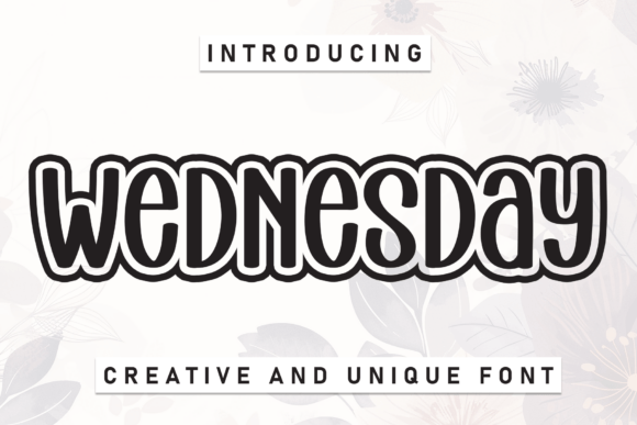 Wednesday: A Handwriting Typeface with Spirited Charm