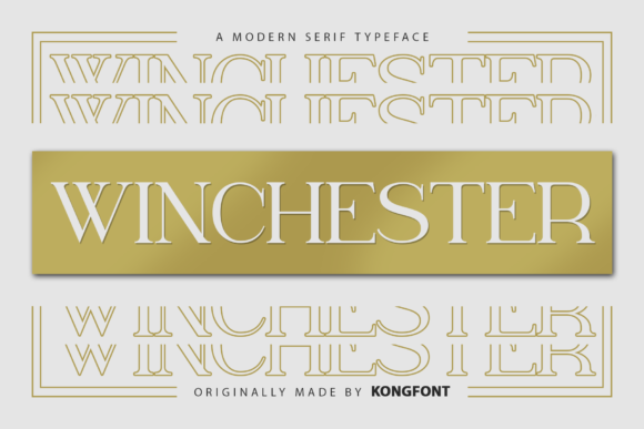 Winchester: A Bold Serif for Confident Designs